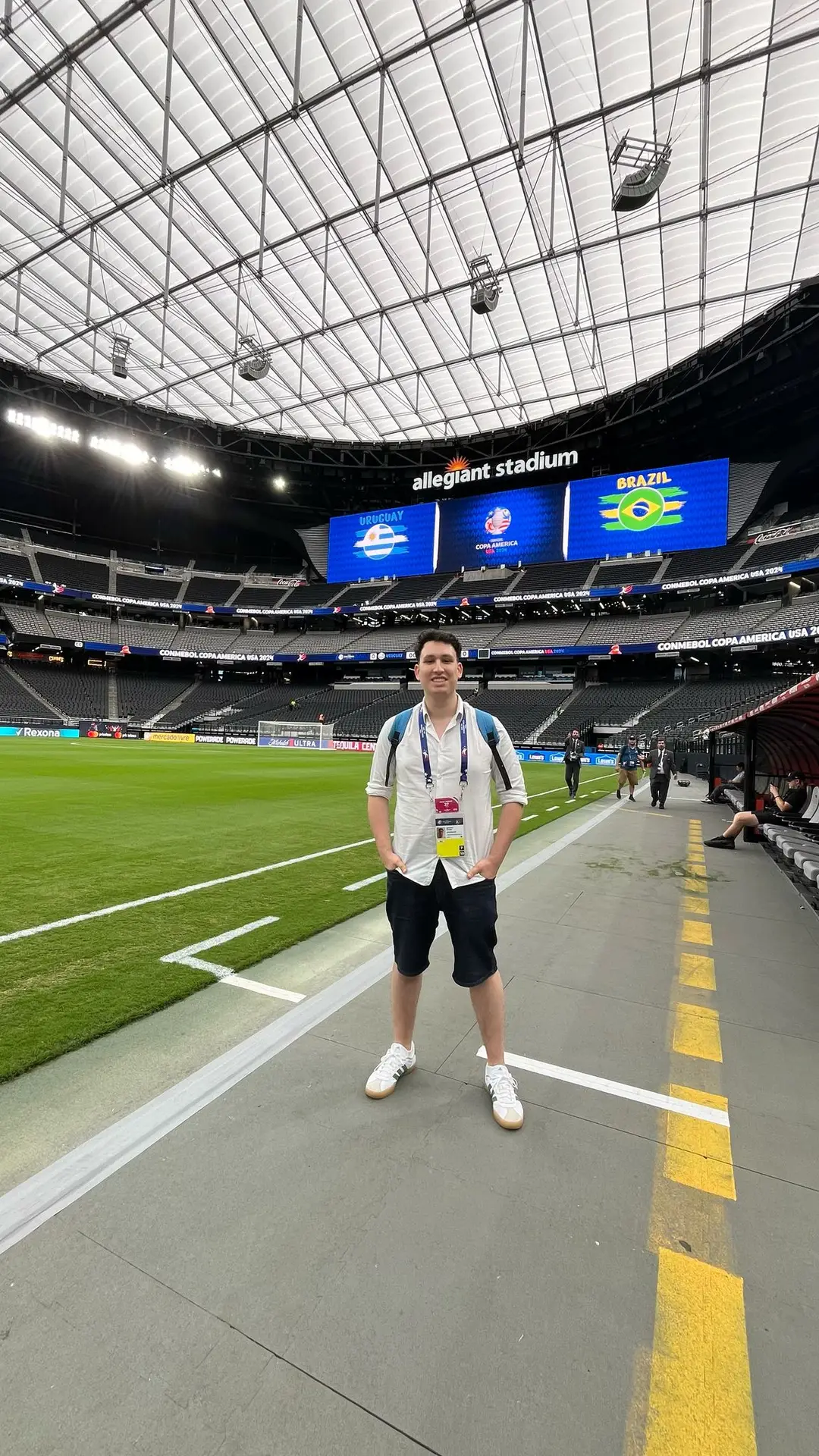 El peligro de los creadores de contenido en Uruguay del que nadie habla Previo al Uruguay-Brasil. Copa América 2024, Las Vegas, Nevada.